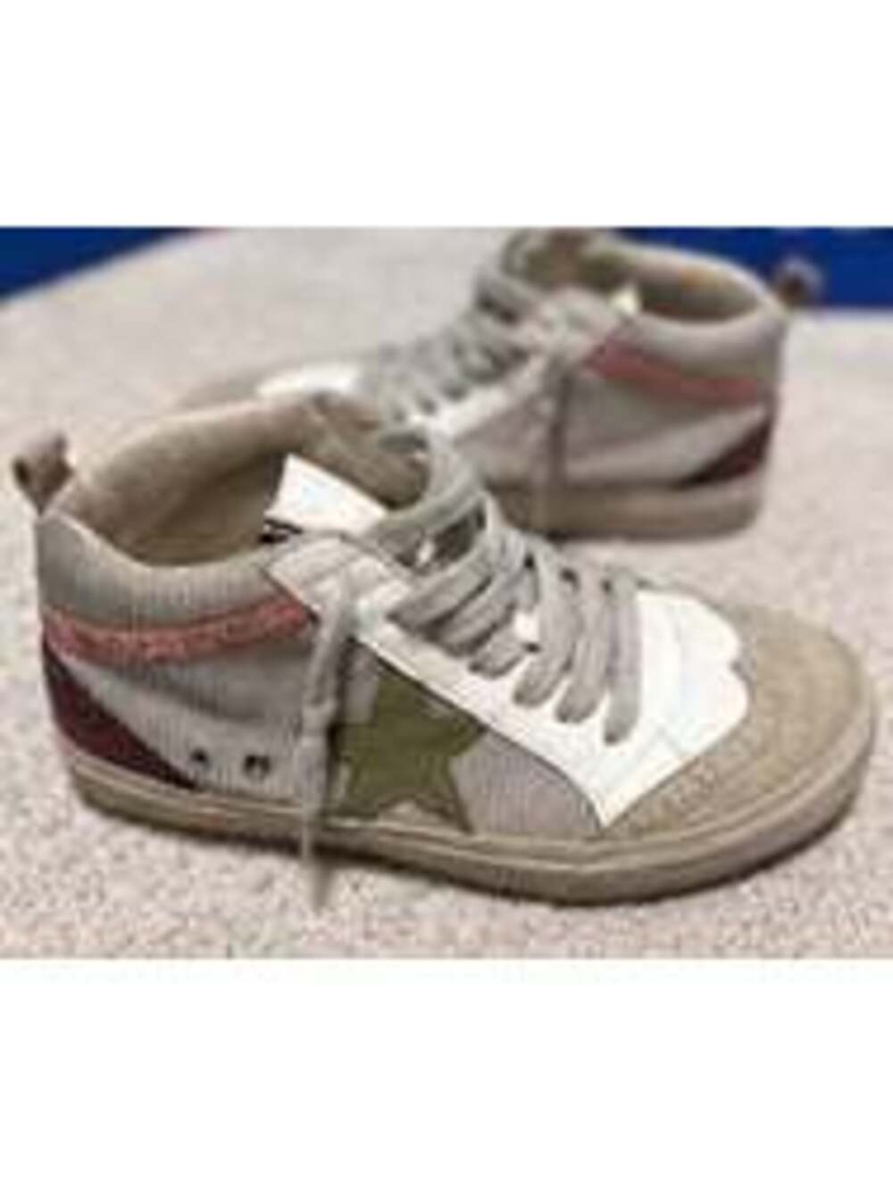 SHU SHOP Pasadena High-Top Sneakers – Women’s Size 6 – Star Detail